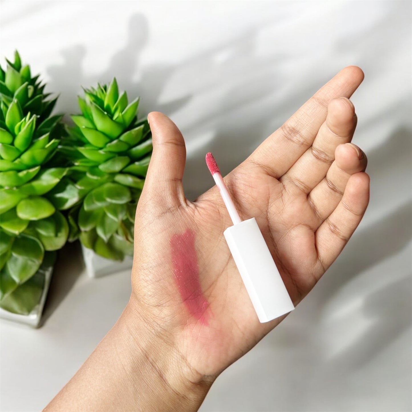 Coral pink Lip gloss